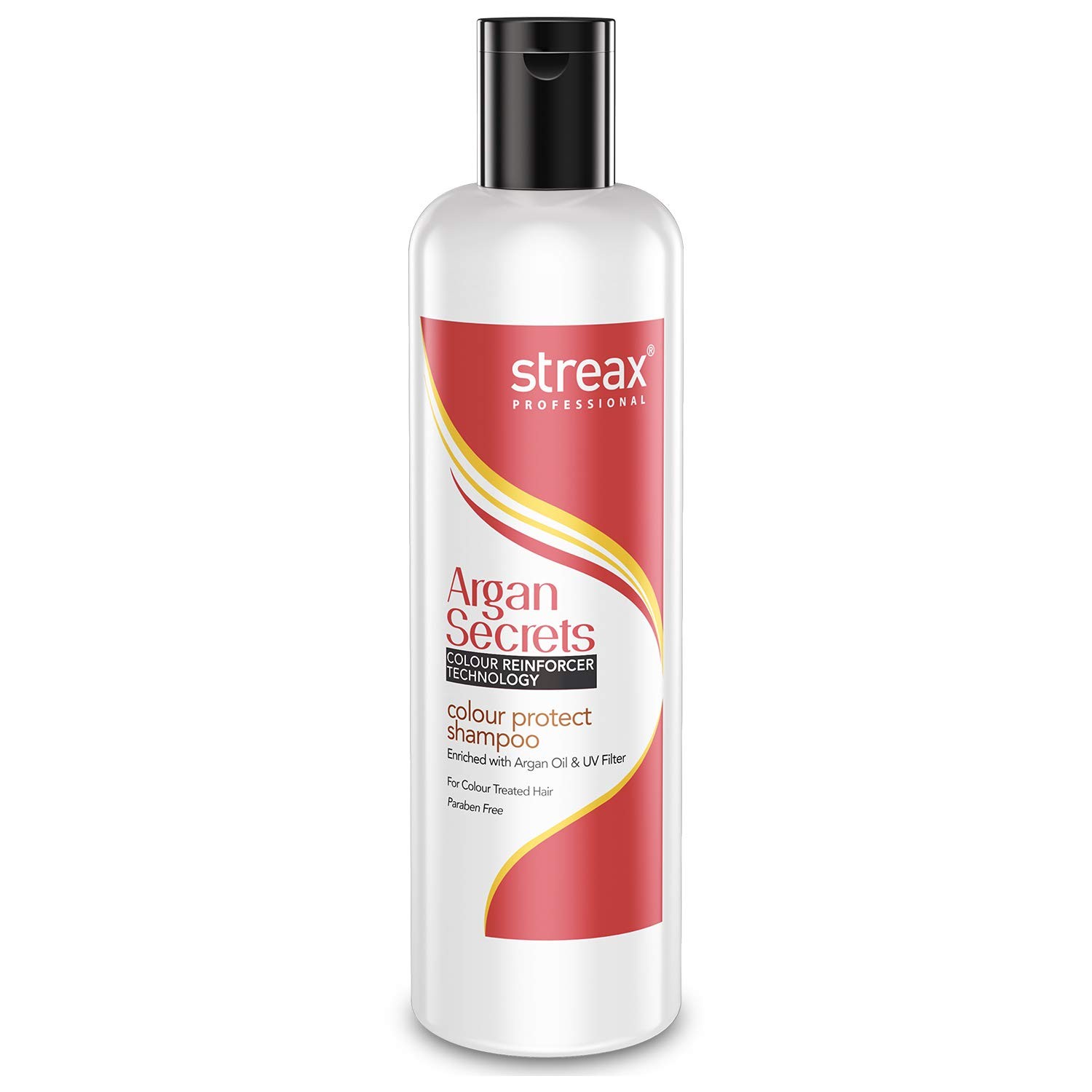 Streax Professional Argan Secrets Colour Protect Shampoo for Women |  Enriched with Argan Oil & UV